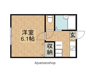 AZEST−RENT一橋学園Ⅱ【2階】の間取り
