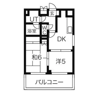 ヴェルハイム小金井 II【1階】の間取り