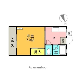 ハイムローゼ【2階】の間取り