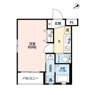 プレール・ドゥーク吉祥寺【1階】の間取り