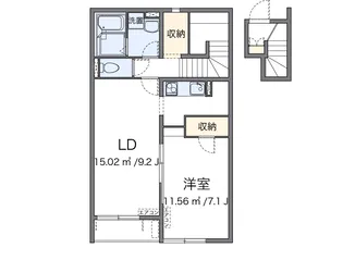 クレイノKEEP NEXTⅥ【2階】の間取り