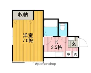 東京都武蔵野市吉祥寺北町3丁目【アパート】の間取り