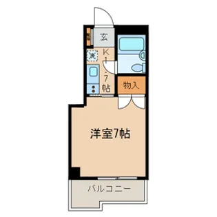 マンション如月【202号室号室】の間取り