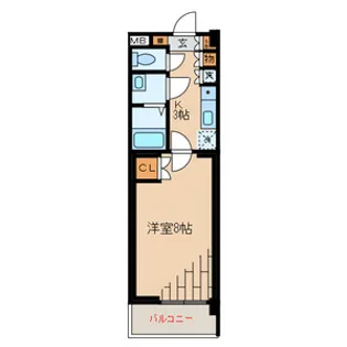 パルクサイド【3階】の間取り