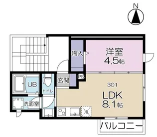 MYサンライズ【3階】の間取り