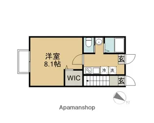 ラミアアルテ国分寺【1階】の間取り