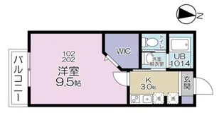 Kメゾン【2階】の間取り