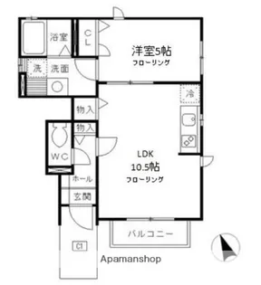 ノール吉祥寺C【1階】の間取り