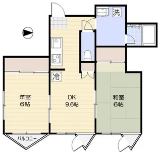 国分寺司ハイツ【1階】の間取り