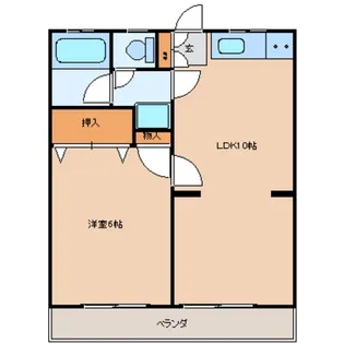 正美サンハイツ【2階】の間取り