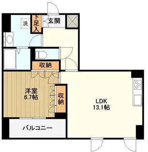 RODIA立川【9階】の間取り