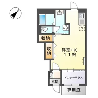 グランプラム(GRANPLUM)【1階】の間取り