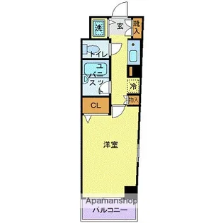 CITY SPIRE国分寺【2階】の間取り