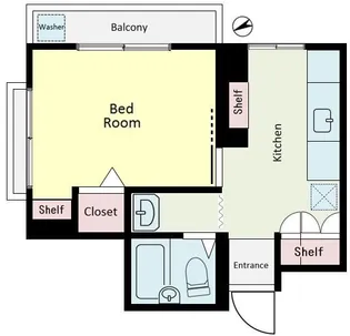 東京都武蔵野市西久保3丁目【マンション】の間取り