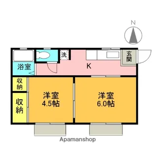 トレビ一橋学園【1階】の間取り