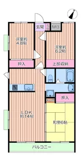 グレースコート【1階】の間取り