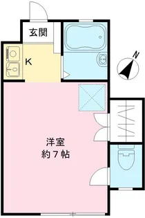 ドリームコート南平【104号室号室】の間取り