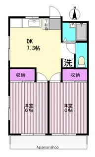 第4瑞穂荘【102号室】の間取り