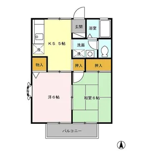 エントピア新秋津 AB【2階】の間取り