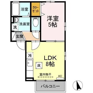 セジュール【2階】の間取り
