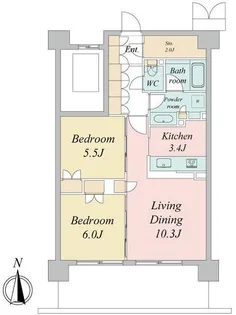 トラープランド蒼麗館【6階】の間取り