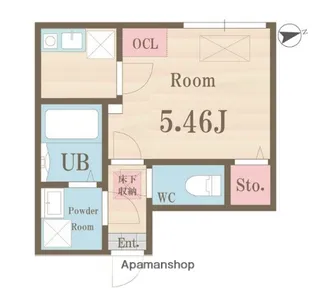 プライムガーデン武蔵小金井【1階】の間取り