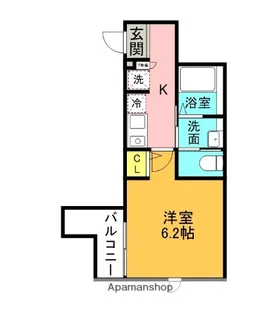 フルセイル羽衣町【2階】の間取り