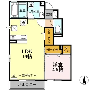 エスプロ【1階】の間取り