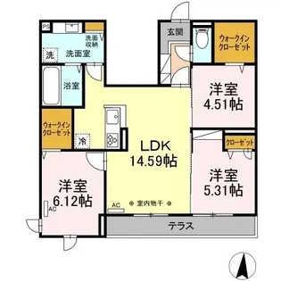 プライム レジデンス【2階】の間取り