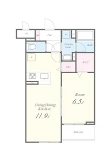 LUCIE TSI(ルシエティエスワン)【201号室】の間取り