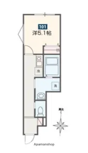 DEL CIELO小平【1階】の間取り
