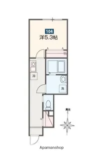 DEL CIELO小平【1階】の間取り