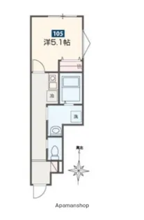 DEL CIELO小平【1階】の間取り