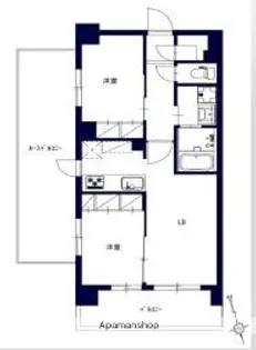 センチュリー八王子ルミエール【6階】の間取り