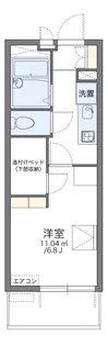レオパレスシンシア デューク【4階】の間取り