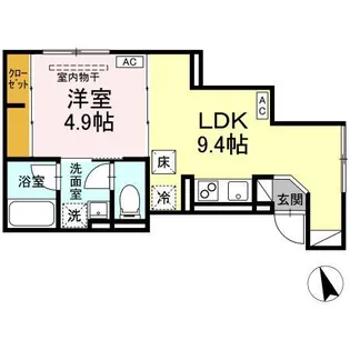 Bell Ⅲ【1階】の間取り