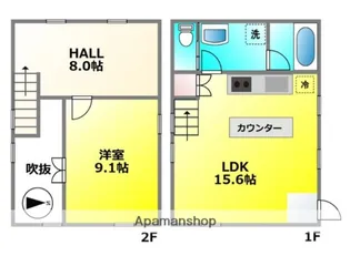 LAGUNA TERRACE 小金井【1階】の間取り