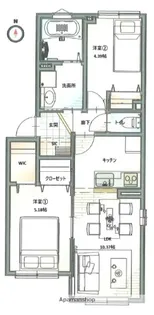 武蔵小金井ハウス【3階】の間取り