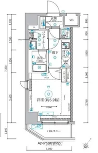 アルテシモフルッソ【7階】の間取り