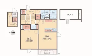 BELLE LEAD ROYALE【2階】の間取り