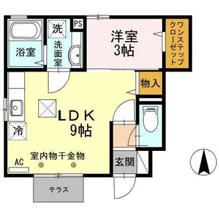 フローラ小金井【101号室】の間取り