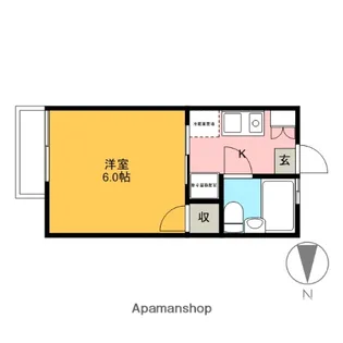 カサベルデ【1階】の間取り