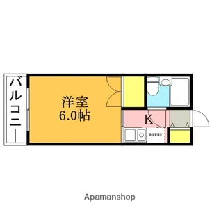 メイプルアベニュー【2階】の間取り