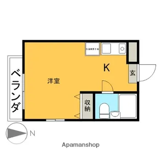 ウェルネス国分寺【1階】の間取り