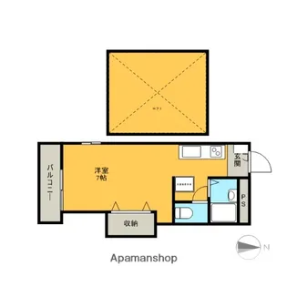 パークアベニューメザニーヌ【2階】の間取り