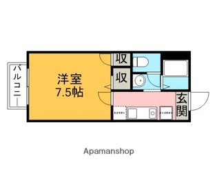 サンデューク恋ヶ窪Ⅱ【1階】の間取り
