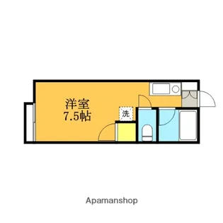 クレド萩山【202号室】の間取り