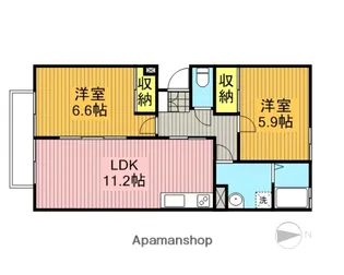 Garden Home Kobushi 【1階】の間取り