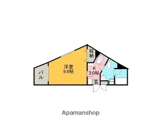 ボナールKG【3階】の間取り