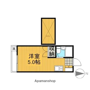 エスタ国分寺 壱番館【203号室】の間取り